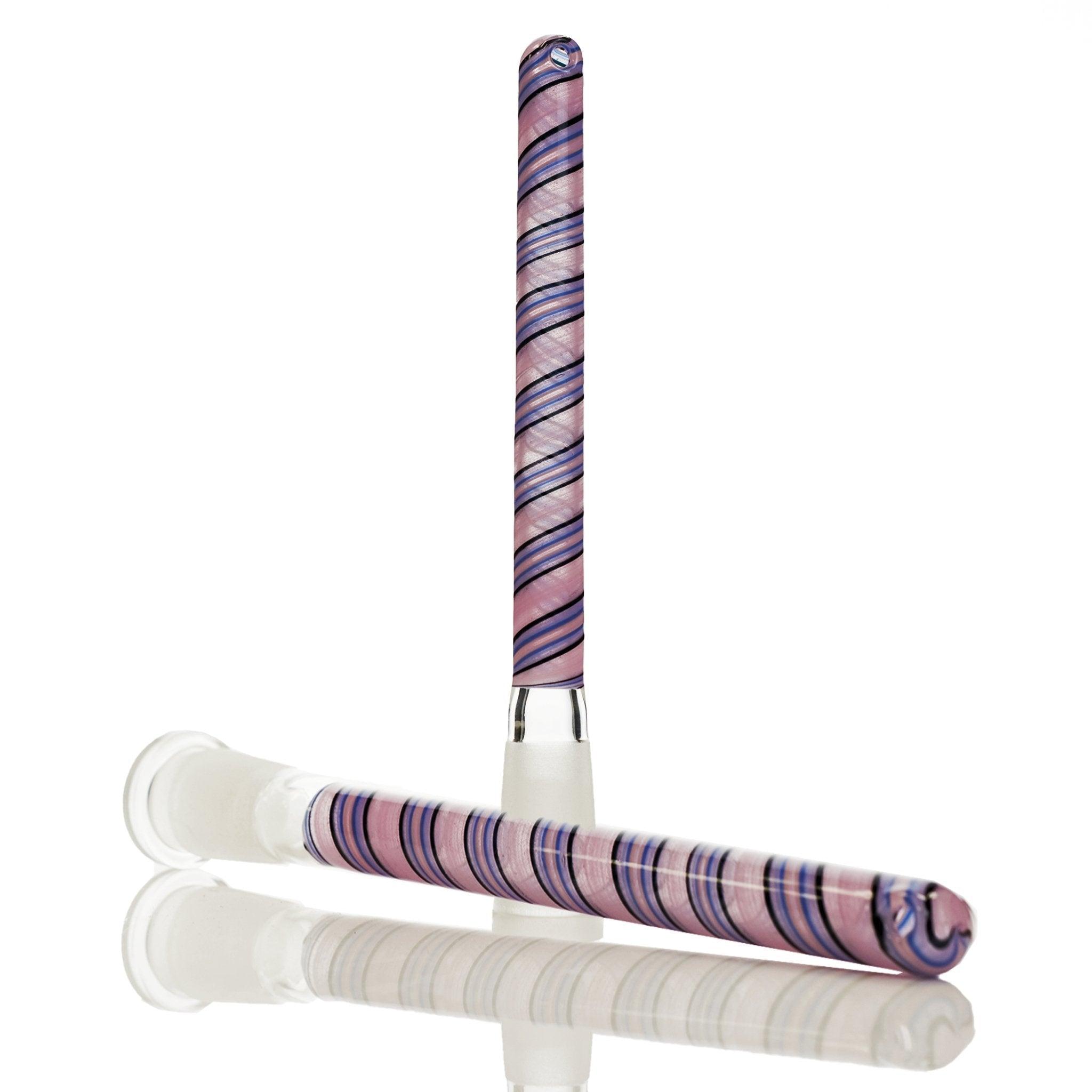 Augy Glass purple shade black line 14 mm 6.00 inch