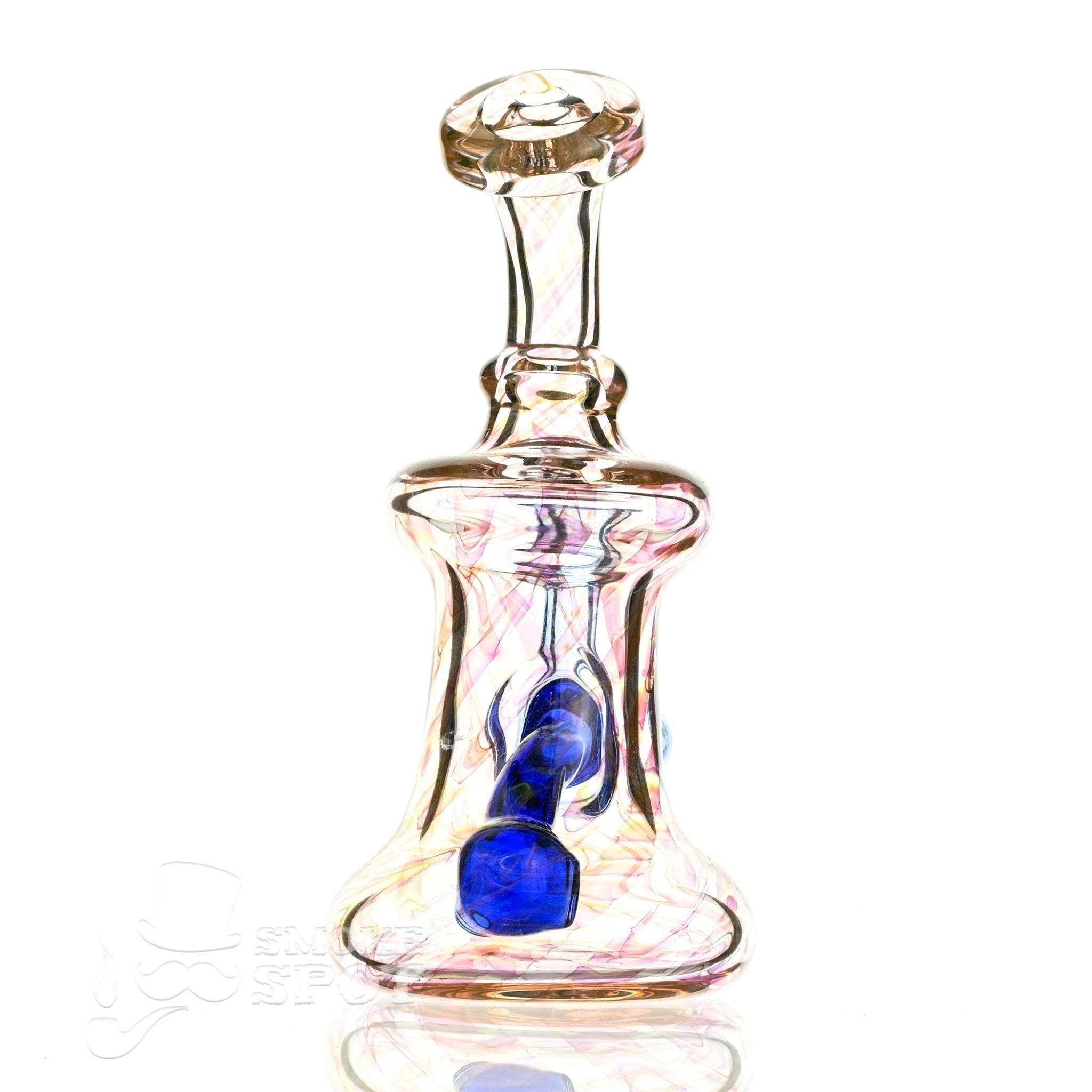 2 kind rig Gold Fumed & blue - Smoke Spot Smoke Shop