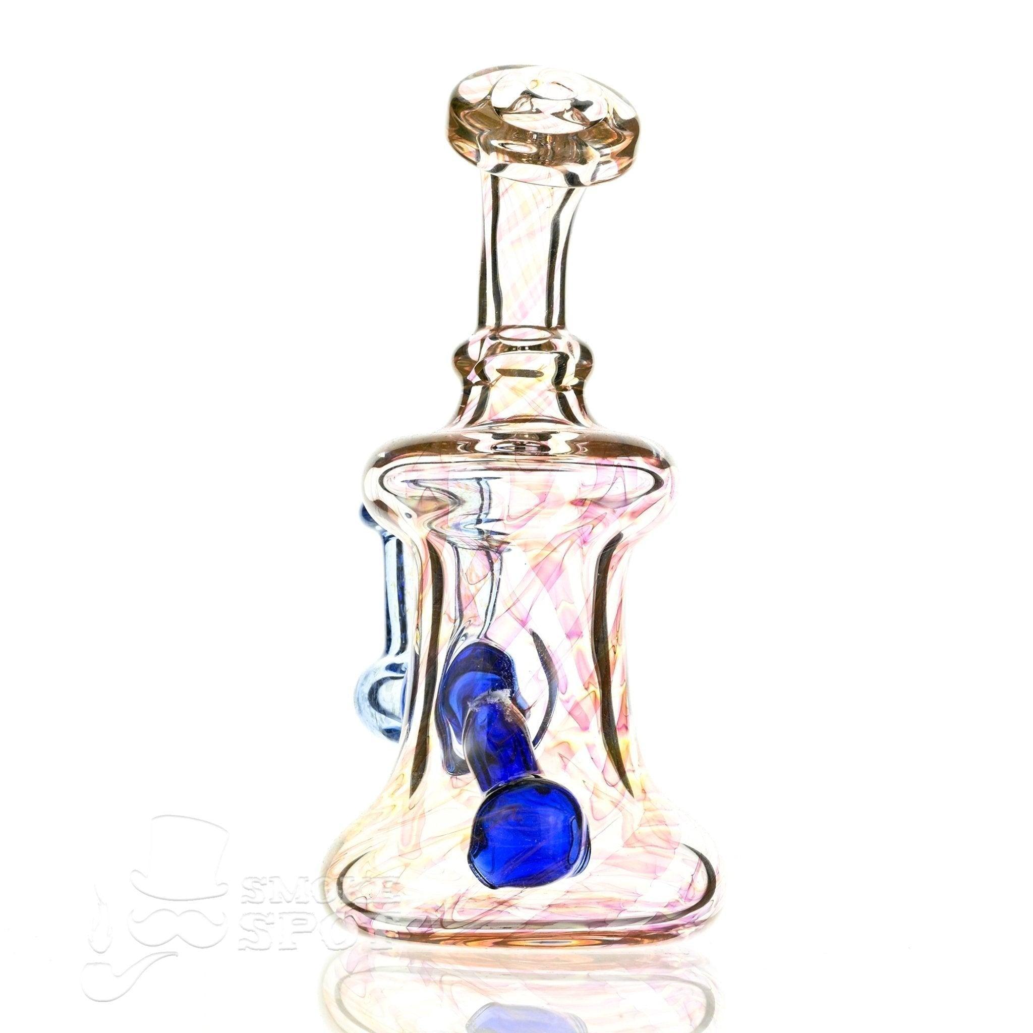 2 kind rig Gold Fumed & blue - Smoke Spot Smoke Shop