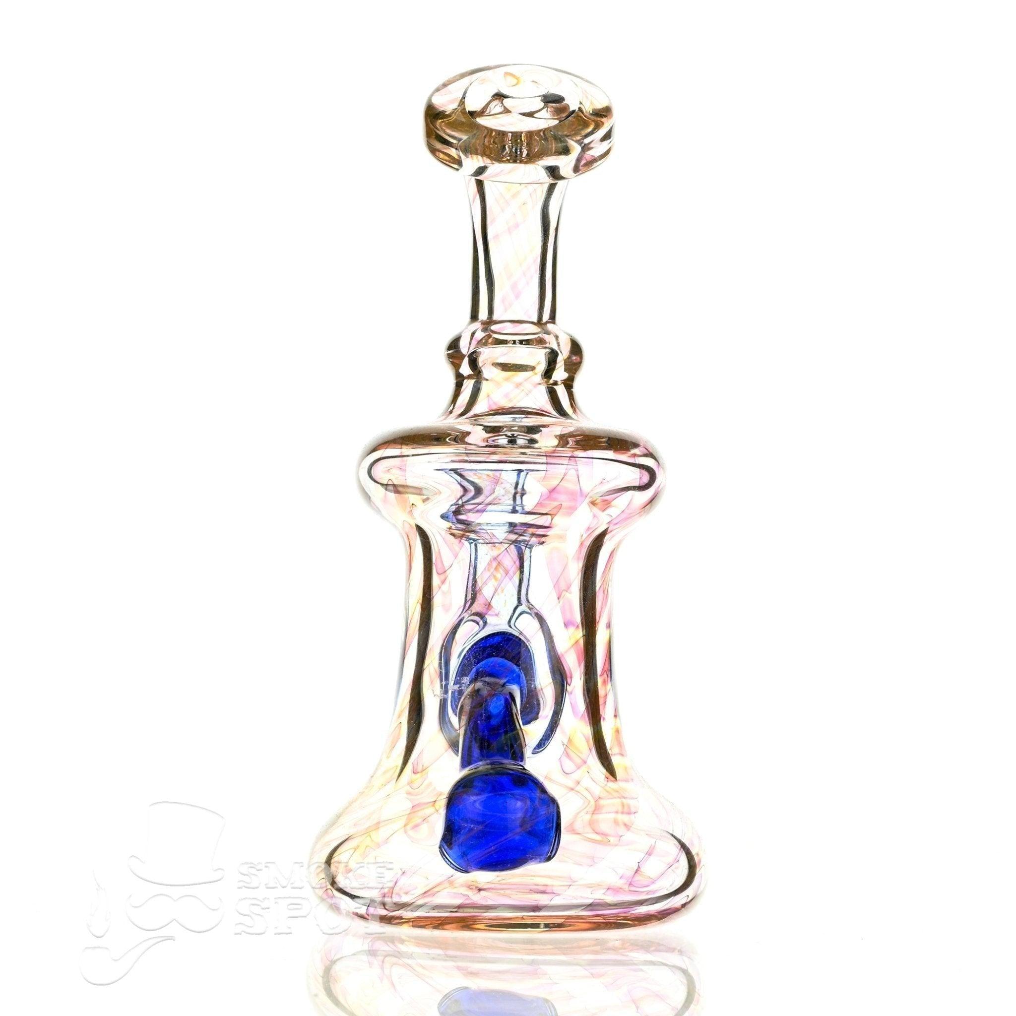 2 kind rig Gold Fumed & blue - Smoke Spot Smoke Shop