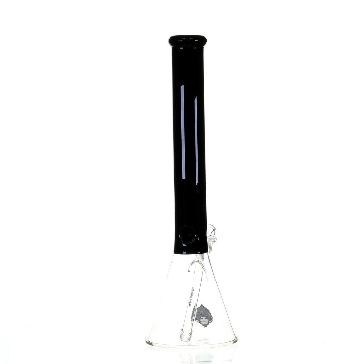 AFM 18" BEAKER BLACK/GREEN COLOR ACCENT - Smoke Spot Smoke Shop