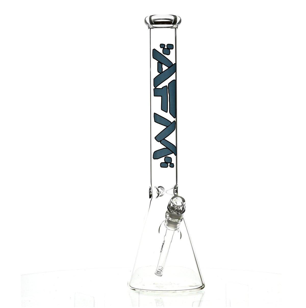 AFM 21" BEAKER BLUE LOGO - Smoke Spot Smoke Shop