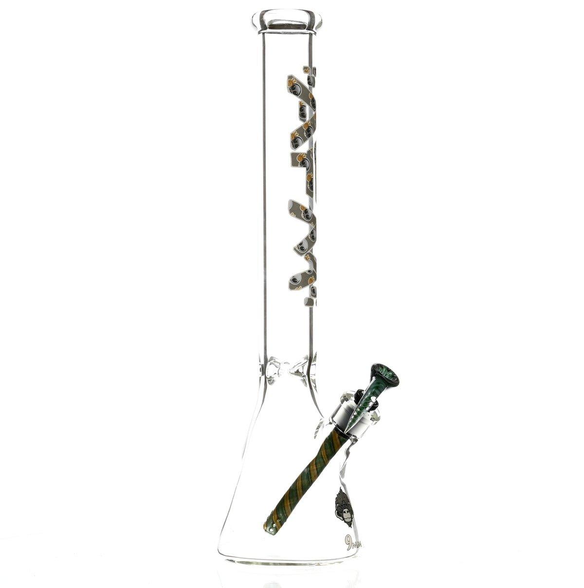 AFM 21" BEAKER 9MM EMOJI ALIEN - Smoke Spot Smoke Shop