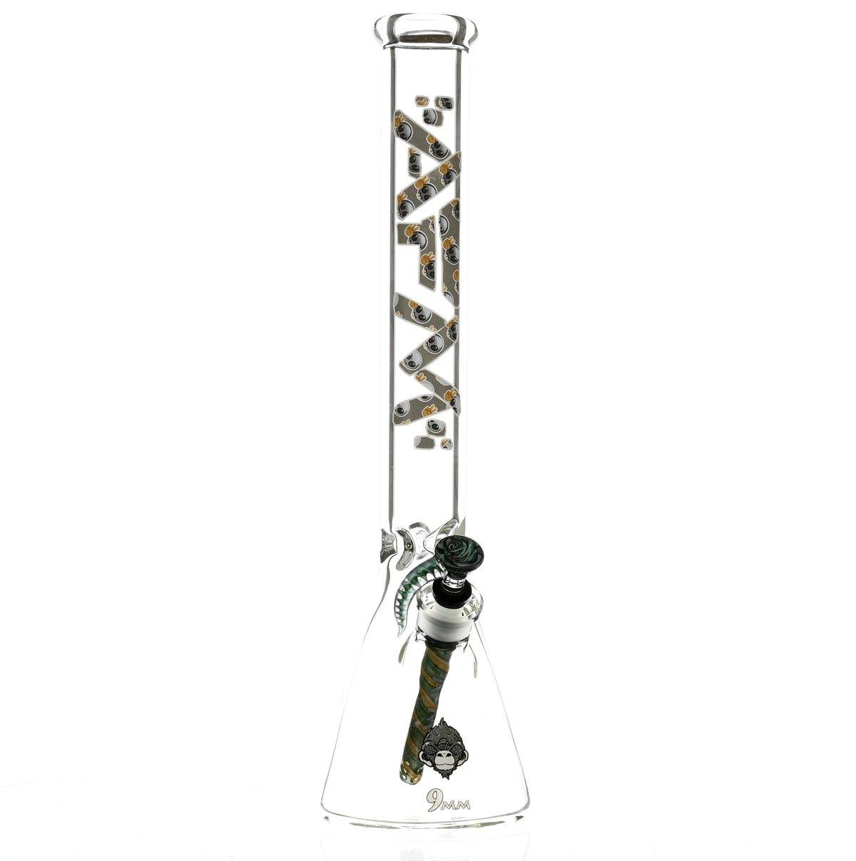 AFM 21" BEAKER 9MM EMOJI ALIEN - Smoke Spot Smoke Shop