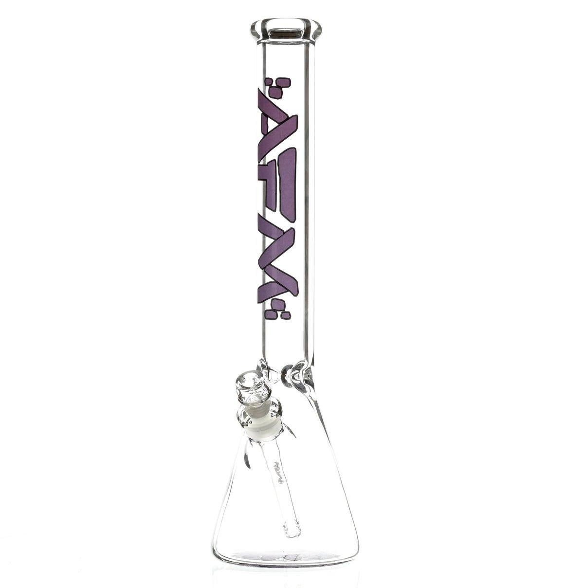 AFM 21" BEAKER 9MM PURPLE LOGO - Smoke Spot Smoke Shop