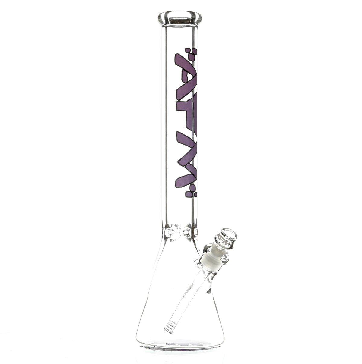 AFM 21" BEAKER 9MM PURPLE LOGO - Smoke Spot Smoke Shop