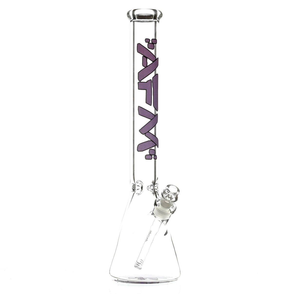 AFM 21" BEAKER 9MM PURPLE LOGO - Smoke Spot Smoke Shop
