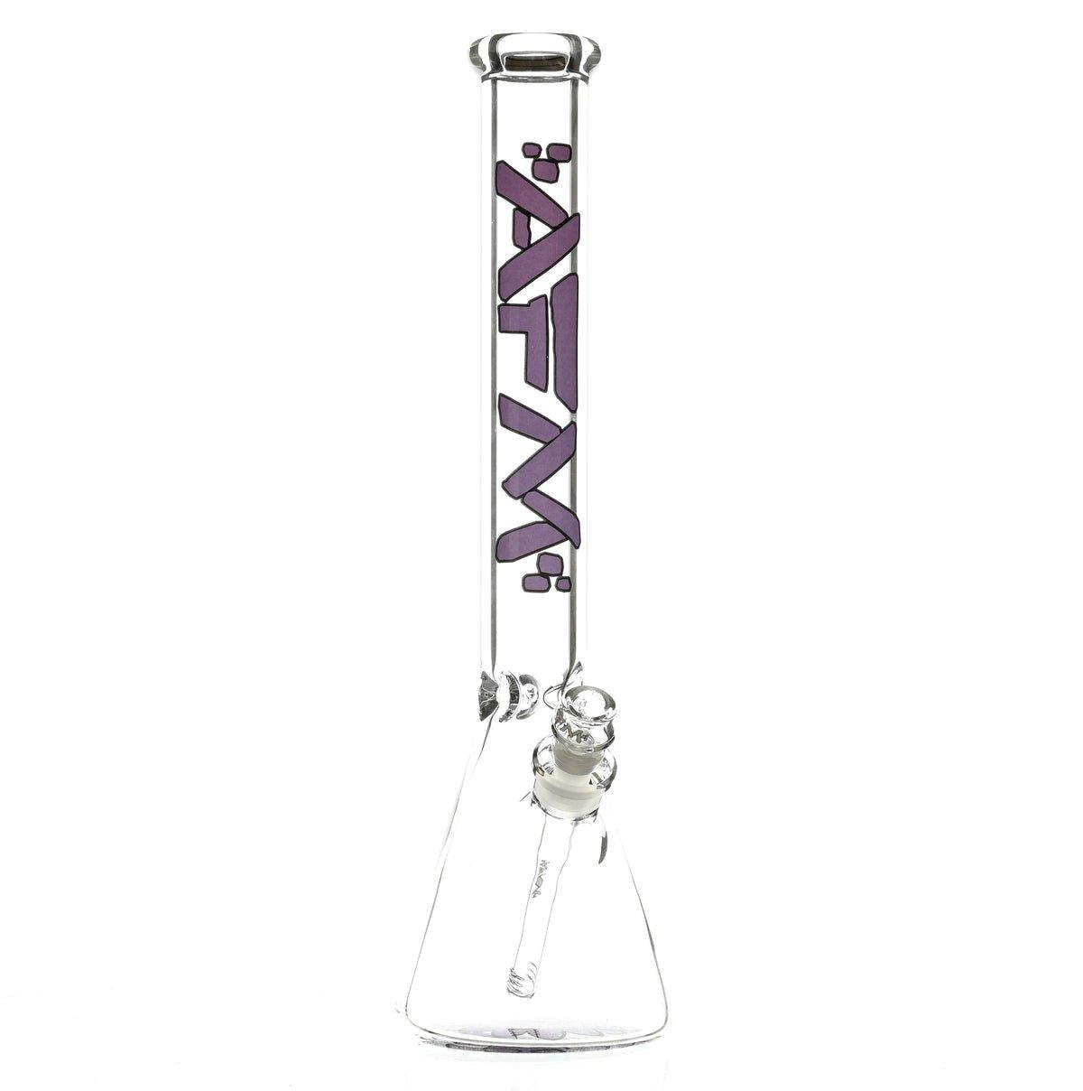 AFM 21" BEAKER 9MM PURPLE LOGO - Smoke Spot Smoke Shop