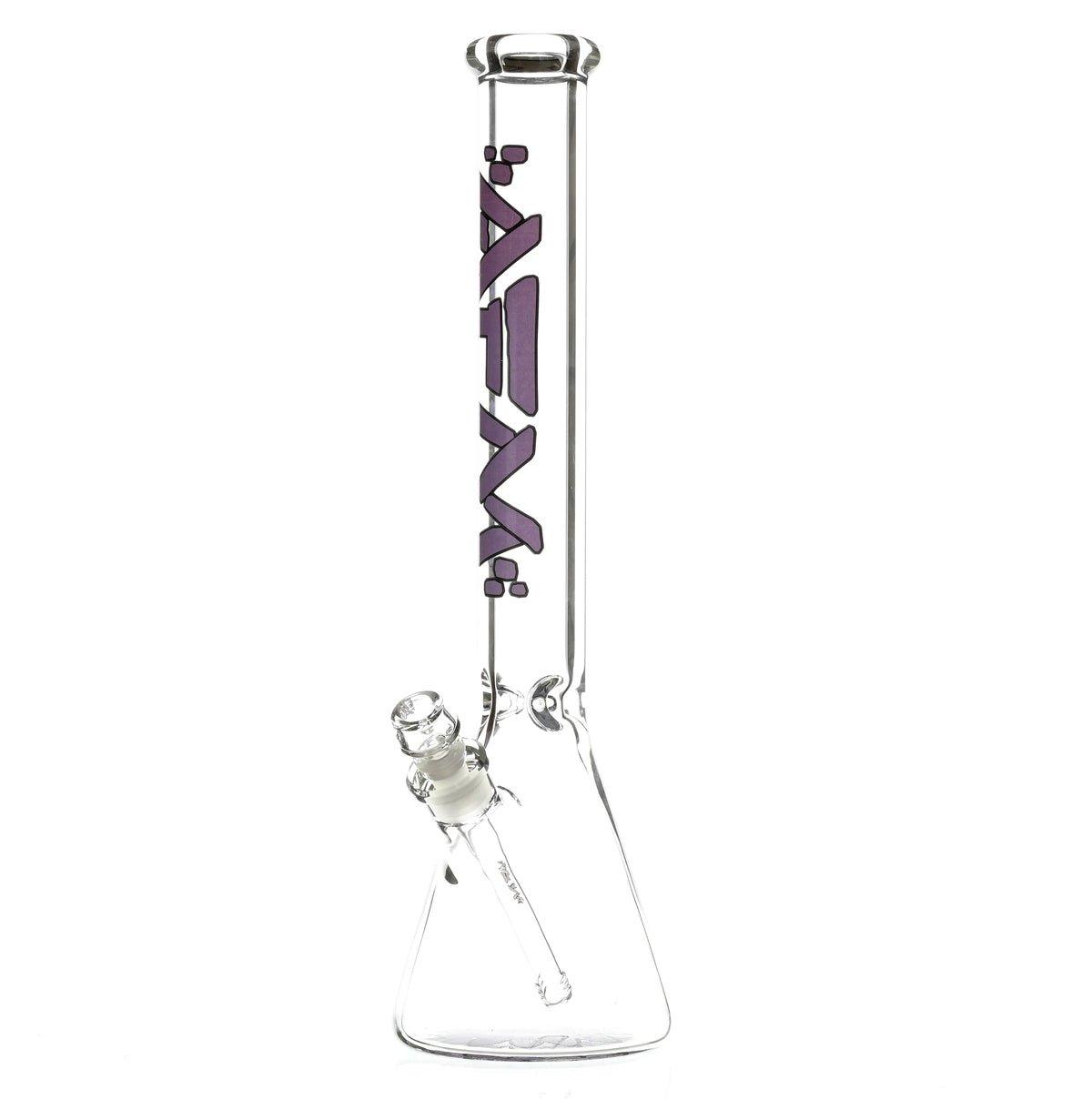 AFM 21" BEAKER 9MM PURPLE LOGO - Smoke Spot Smoke Shop