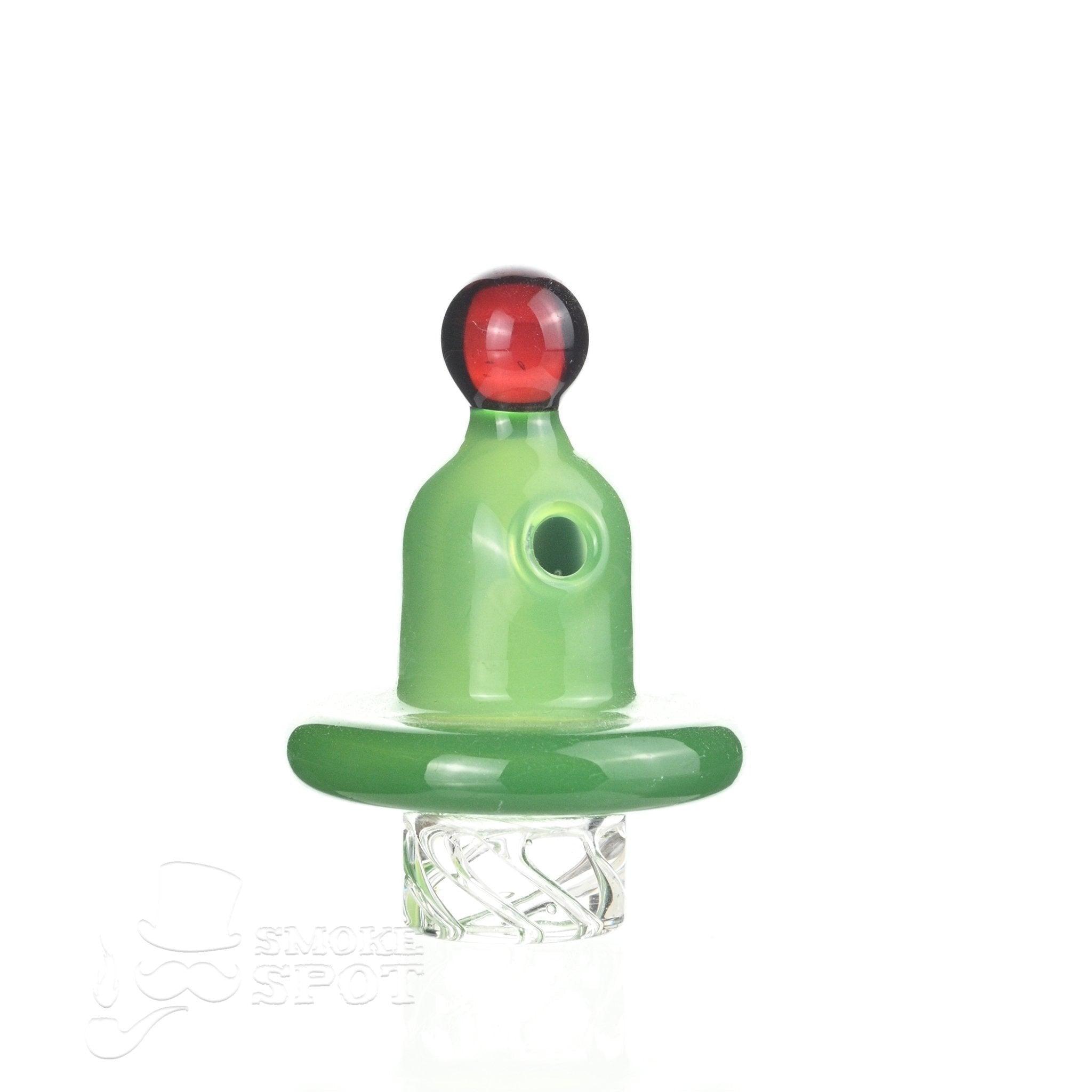 Top view of AFM Alien Spinner Cap Green with unique alien spinner design - Smoke Spot Smoke Shop