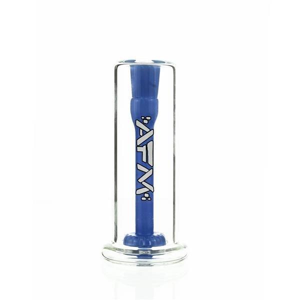 AFM Showerhead 90 degree 18 mm Ashcatcher milky purple - Smoke Spot Smoke Shop