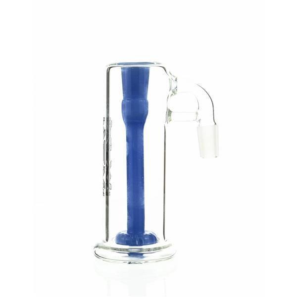 AFM Showerhead 90 degree 18 mm Ashcatcher milky purple - Smoke Spot Smoke Shop