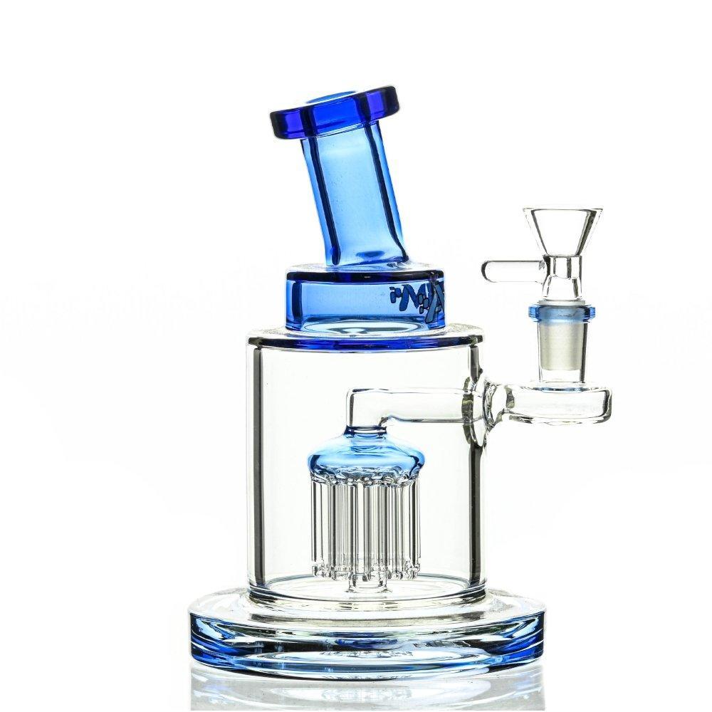 AFM Thick Rig 8 Arm Blue glass rig with 8 arm percolator