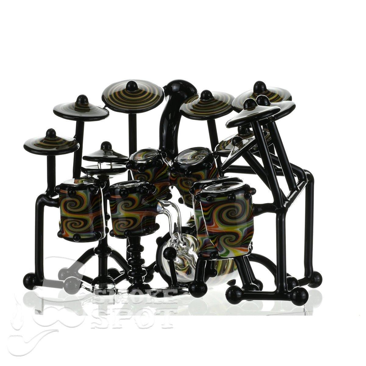 AJ Roberts Double Rainbow drum set rig from the fantasy series - Smoke Spot Smoke Shop