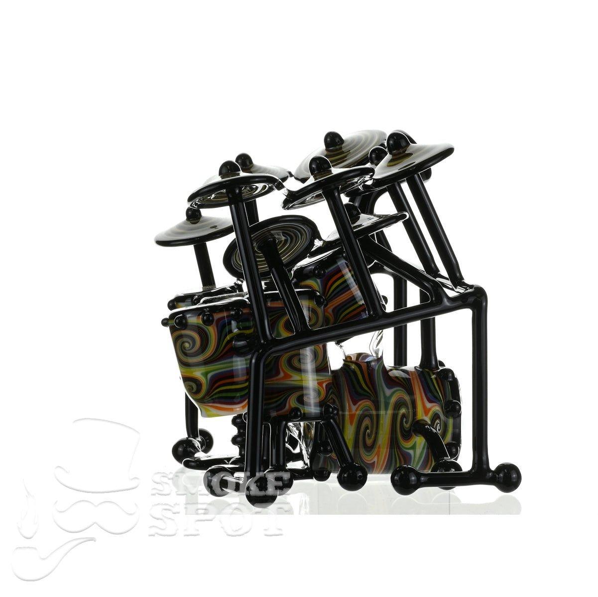 AJ Roberts Double Rainbow drum set rig from the fantasy series - Smoke Spot Smoke Shop