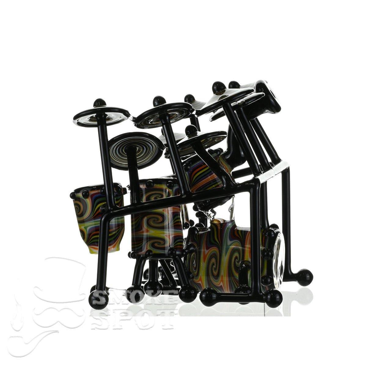 AJ Roberts Double Rainbow drum set rig from the fantasy series - Smoke Spot Smoke Shop