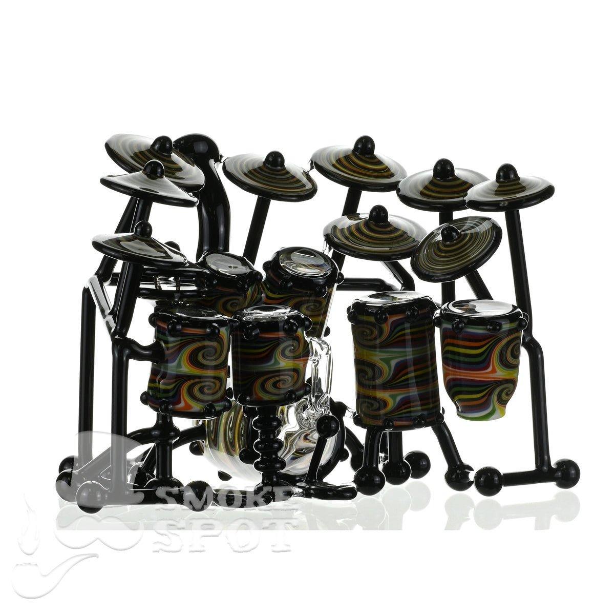 AJ Roberts Double Rainbow drum set rig from the fantasy series - Smoke Spot Smoke Shop