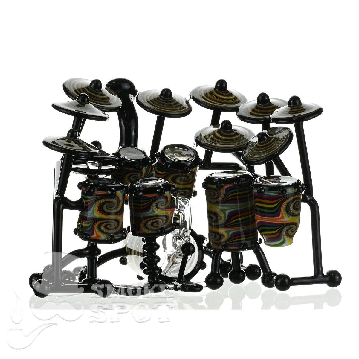 AJ Roberts Double Rainbow drum set rig from the fantasy series - Smoke Spot Smoke Shop