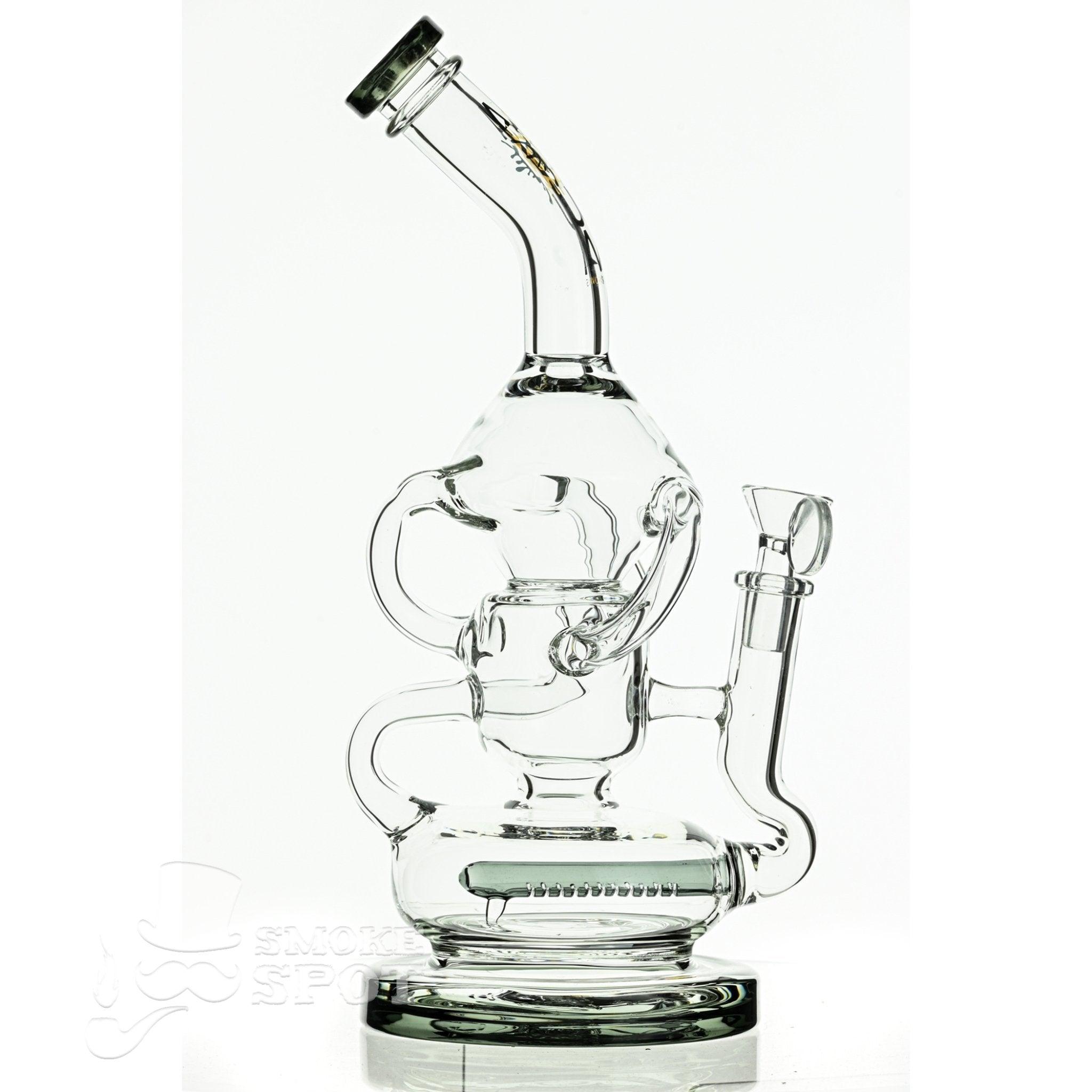 Aqua Glass water drop body recycling dual tube smoke - Smoke Spot Smoke Shop