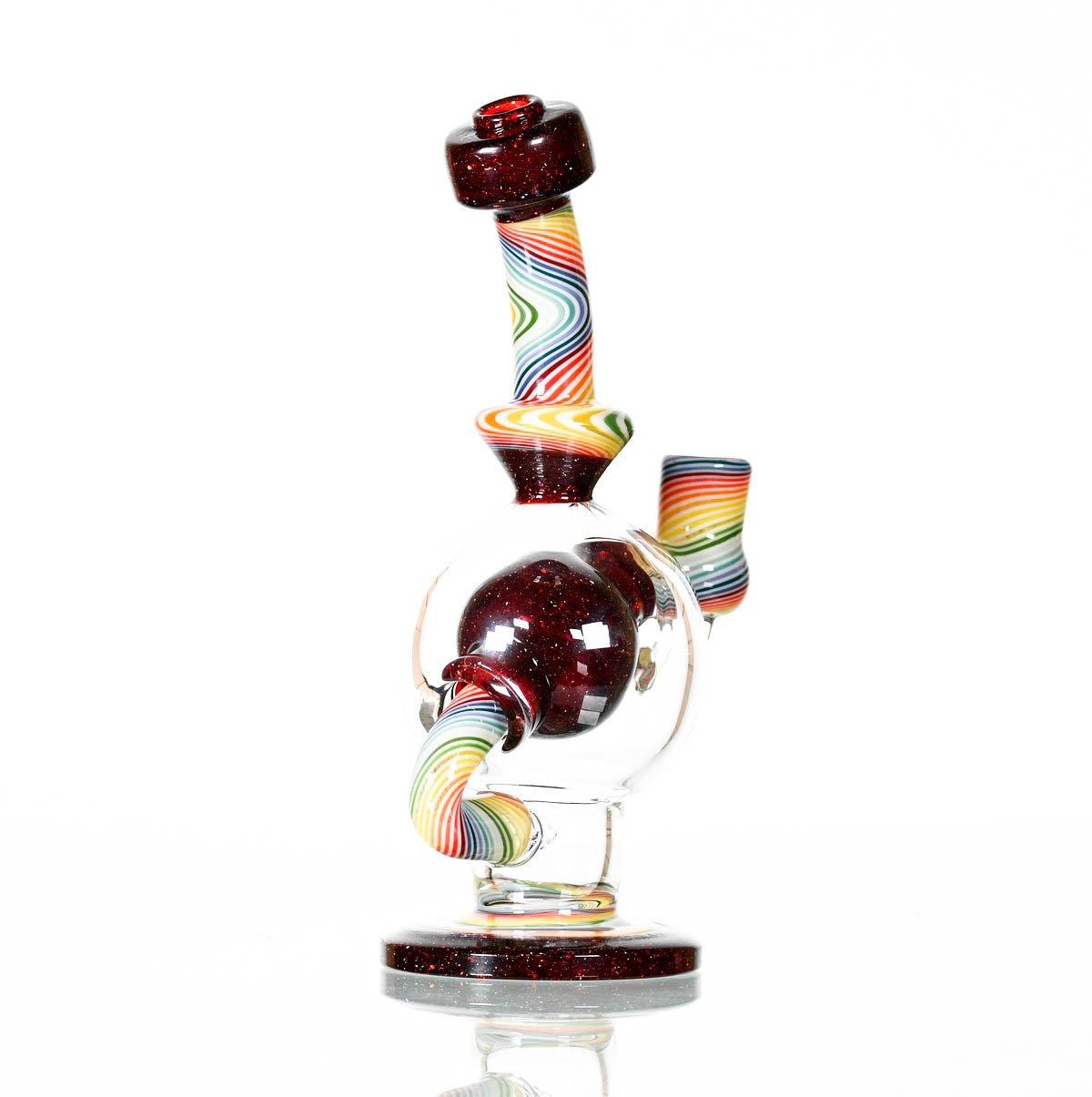 AUGY BALL BURGANDY WORKED - Smoke Spot Smoke Shop