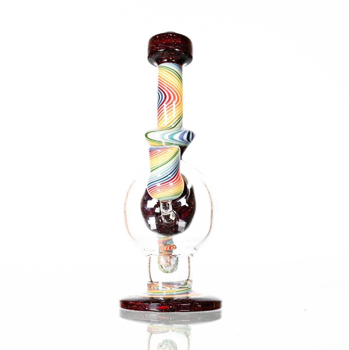 AUGY BALL BURGANDY WORKED - Smoke Spot Smoke Shop