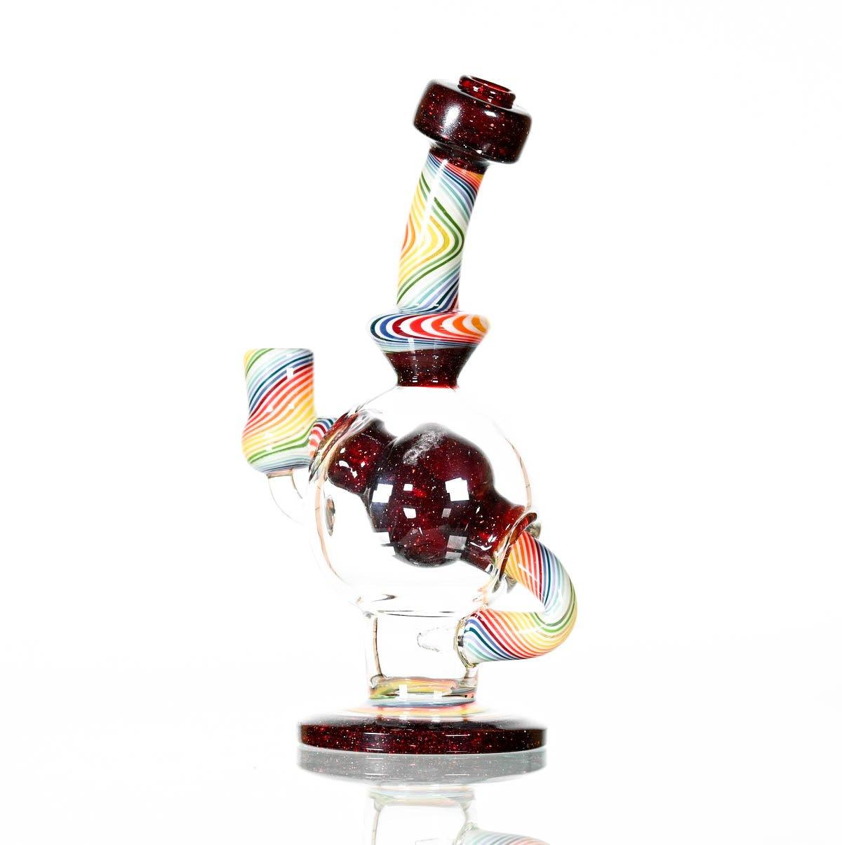 AUGY BALL BURGANDY WORKED - Smoke Spot Smoke Shop