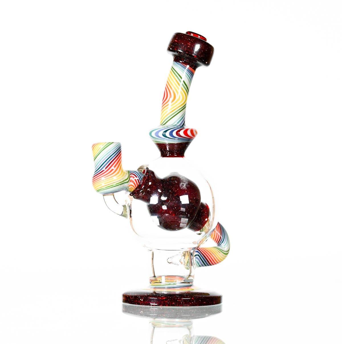 AUGY BALL BURGANDY WORKED - Smoke Spot Smoke Shop