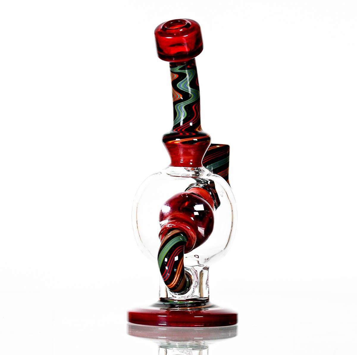 AUGY BALL RED WORKED - Smoke Spot Smoke Shop