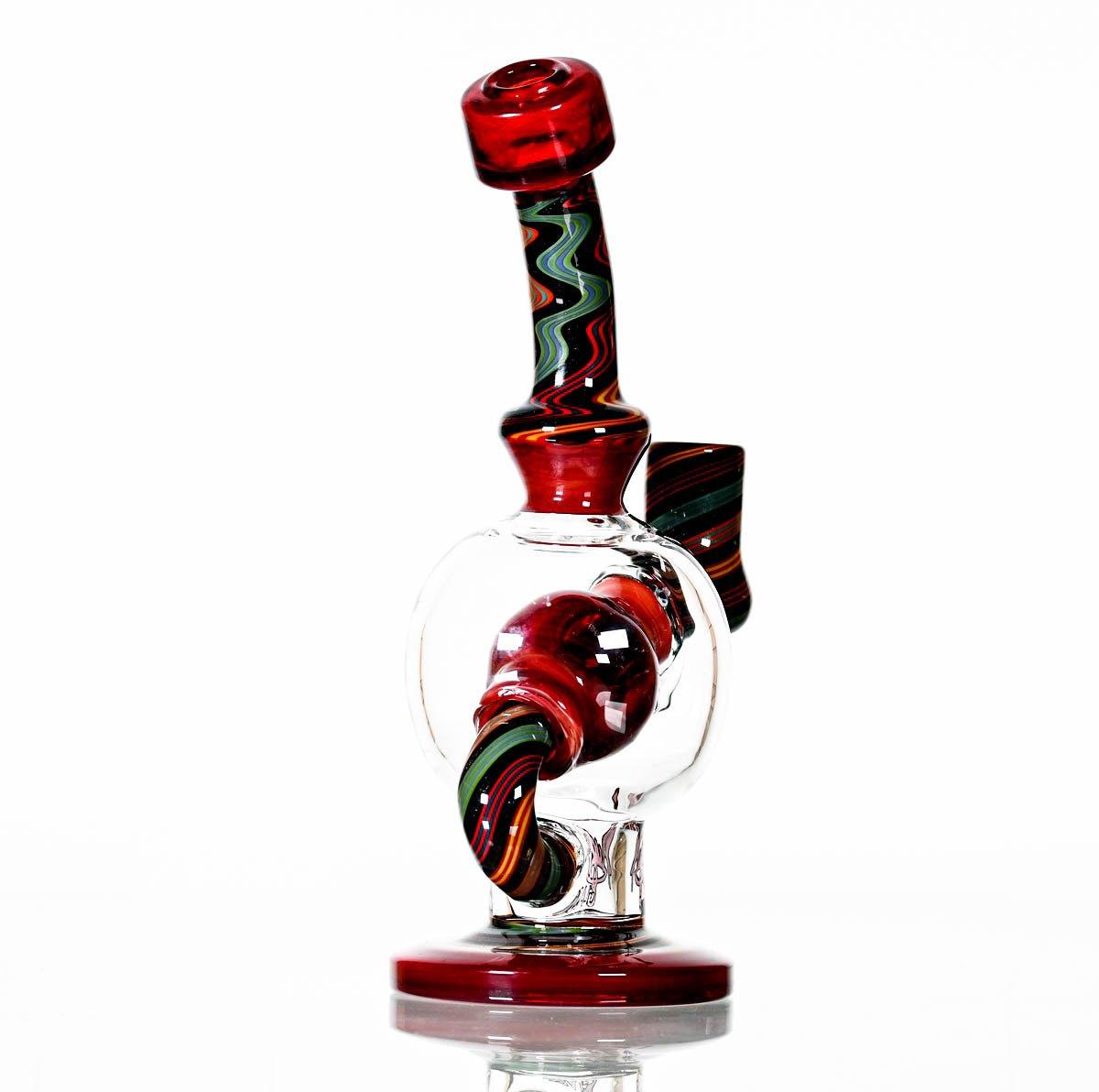 AUGY BALL RED WORKED - Smoke Spot Smoke Shop