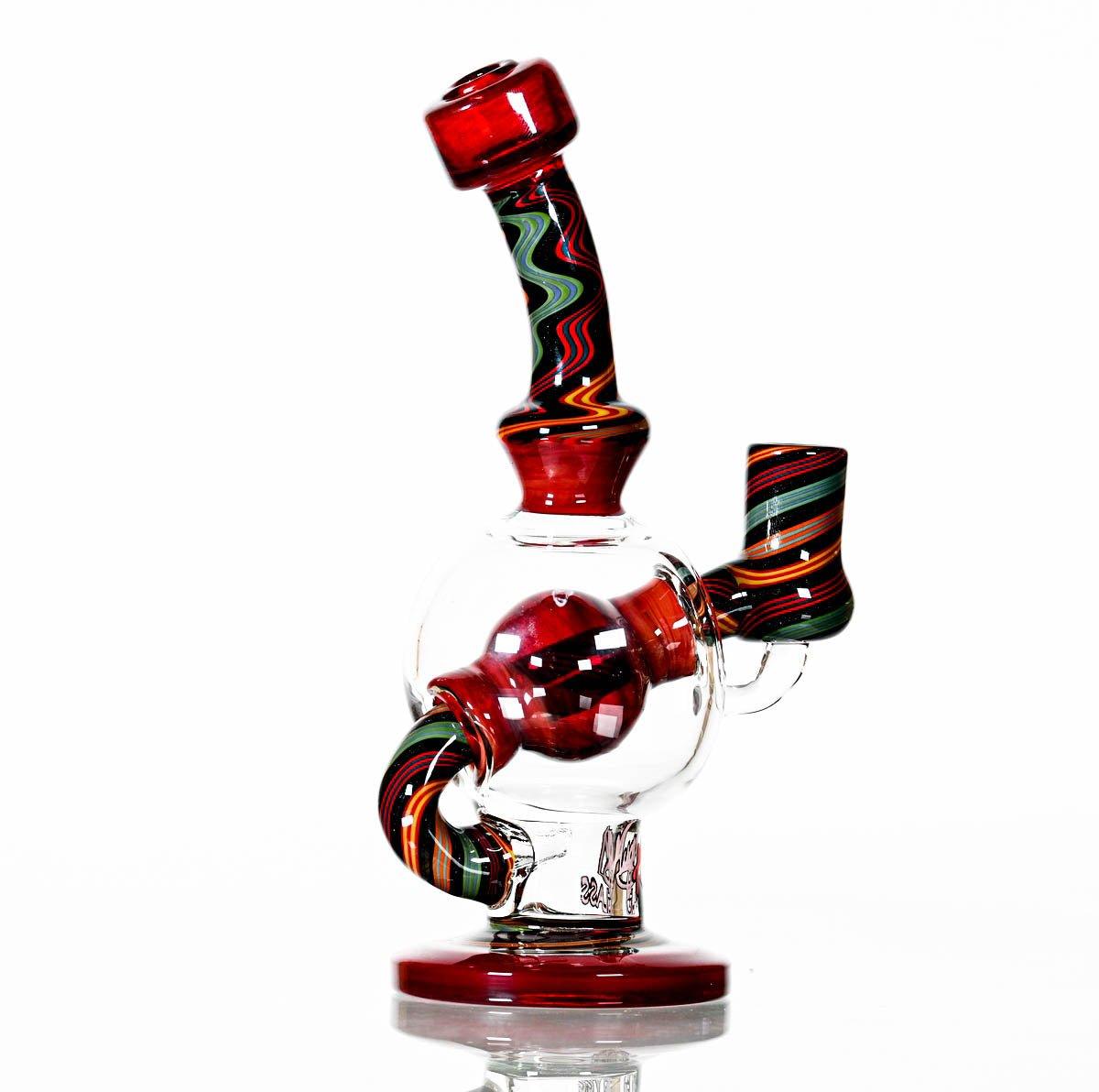 AUGY BALL RED WORKED - Smoke Spot Smoke Shop