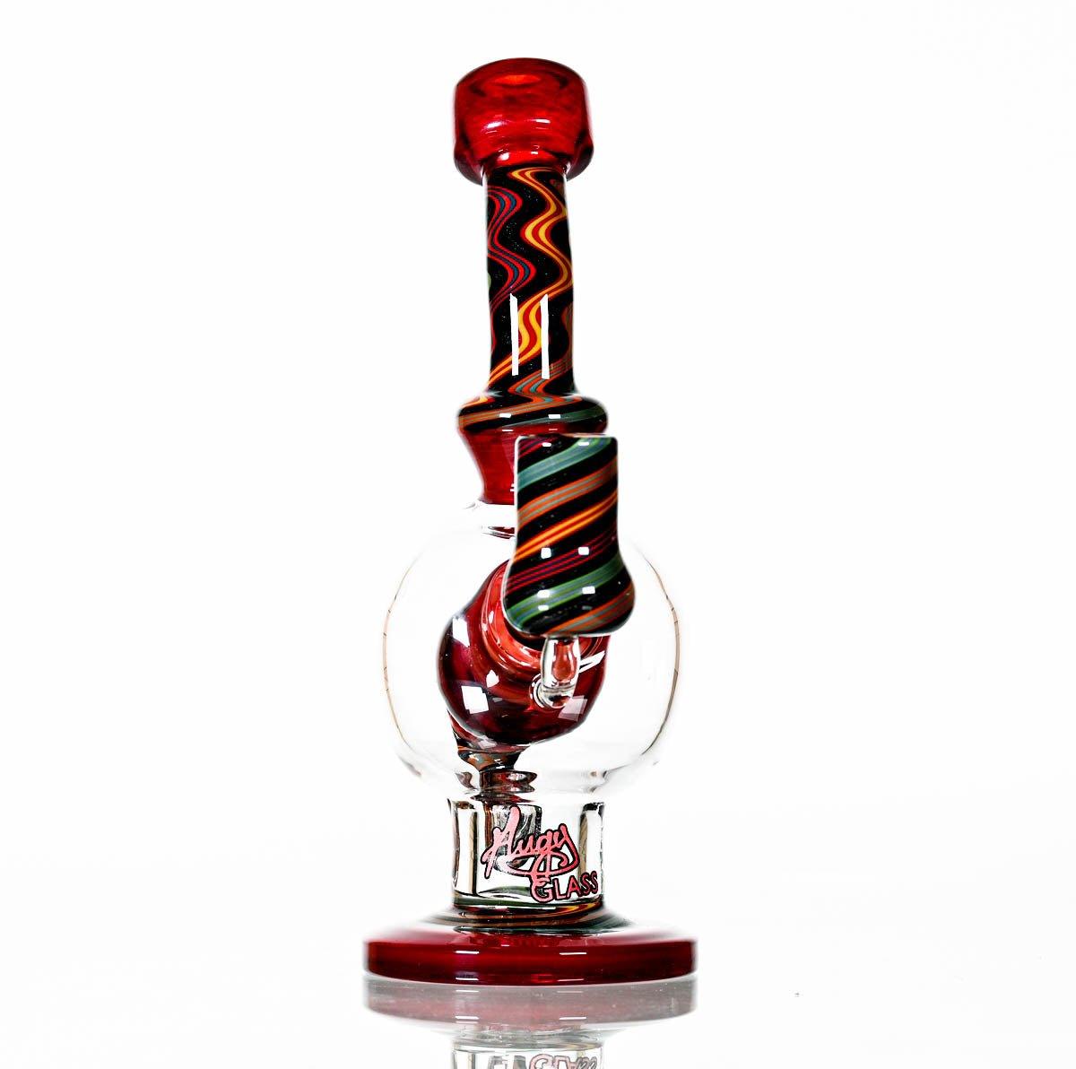 AUGY BALL RED WORKED - Smoke Spot Smoke Shop