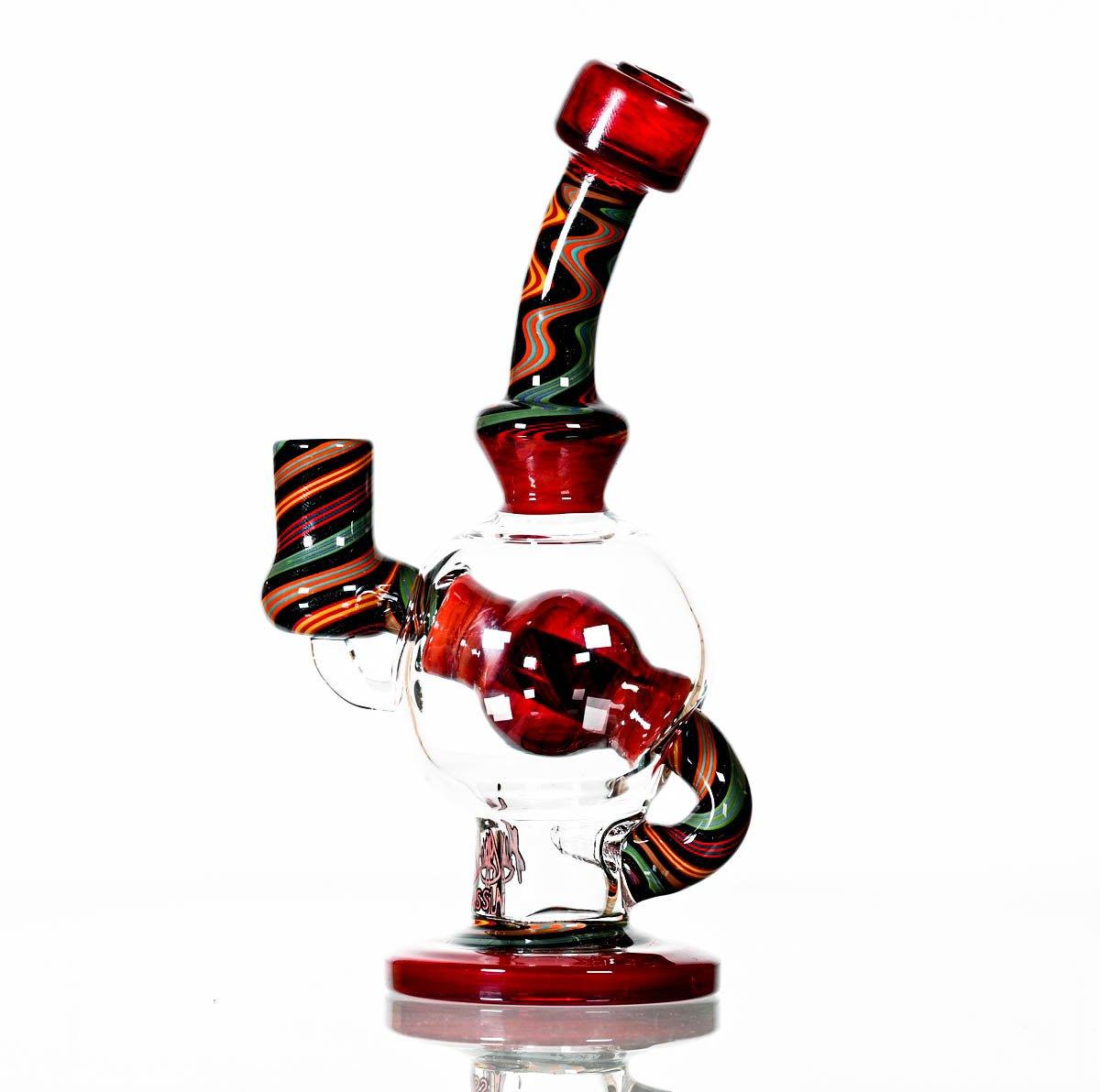 AUGY BALL RED WORKED - Smoke Spot Smoke Shop