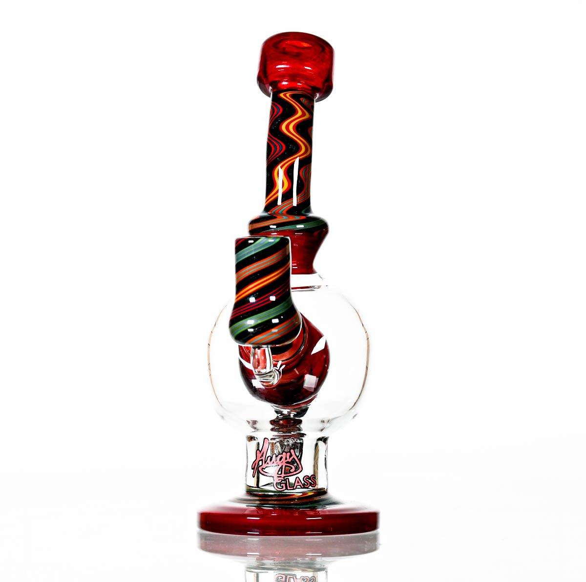 AUGY BALL RED WORKED - Smoke Spot Smoke Shop