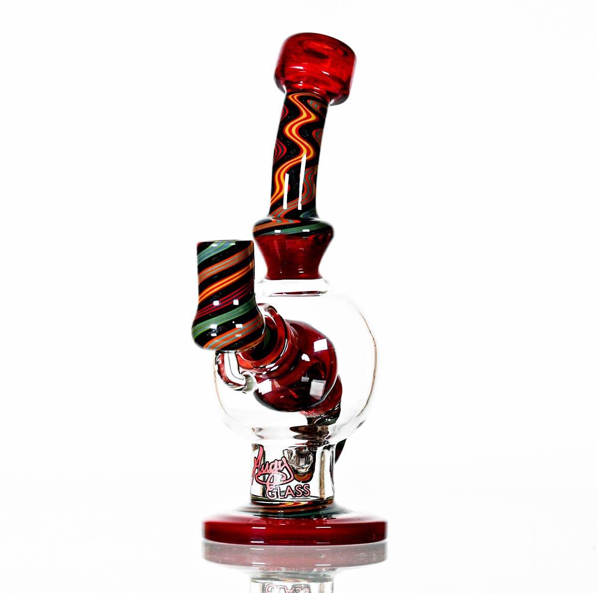 AUGY BALL RED WORKED - Smoke Spot Smoke Shop