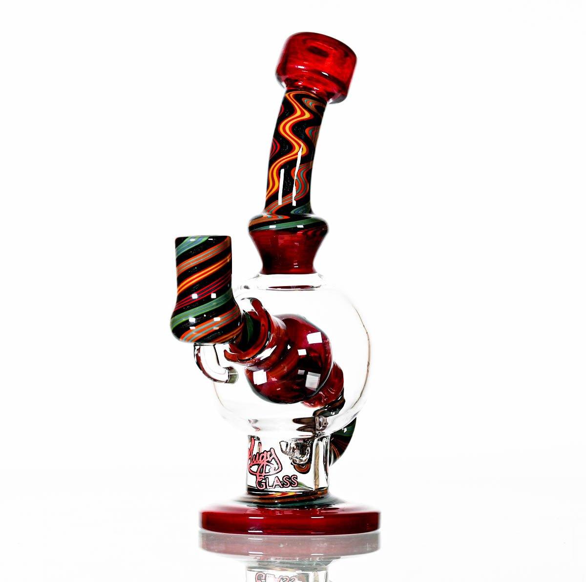 AUGY BALL RED WORKED - Smoke Spot Smoke Shop