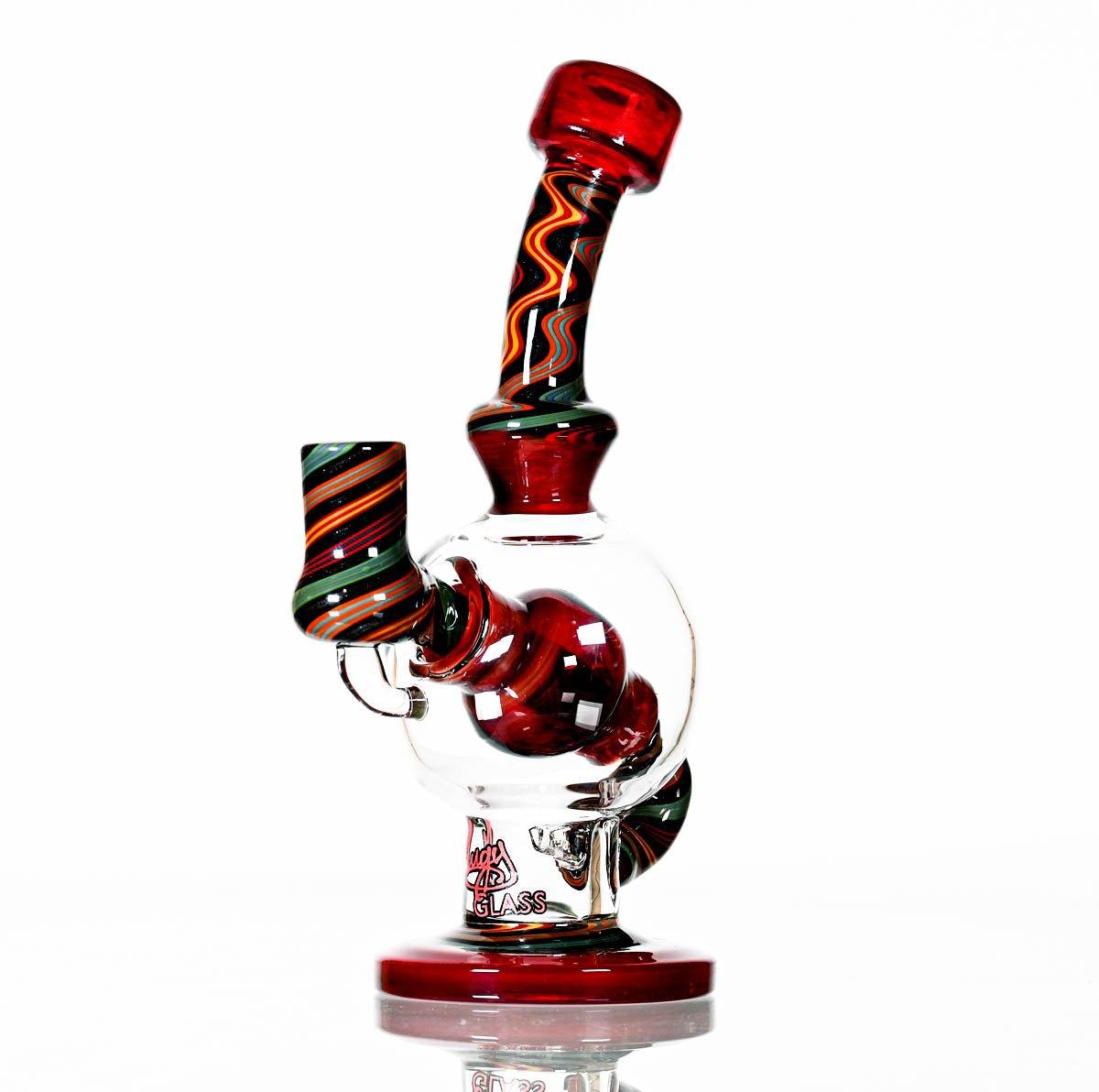 AUGY BALL RED WORKED - Smoke Spot Smoke Shop