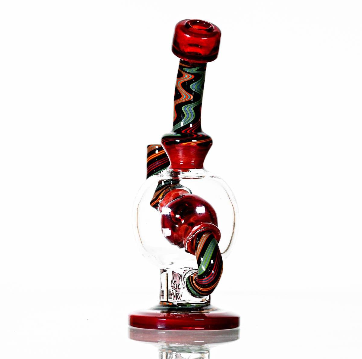 AUGY BALL RED WORKED - Smoke Spot Smoke Shop