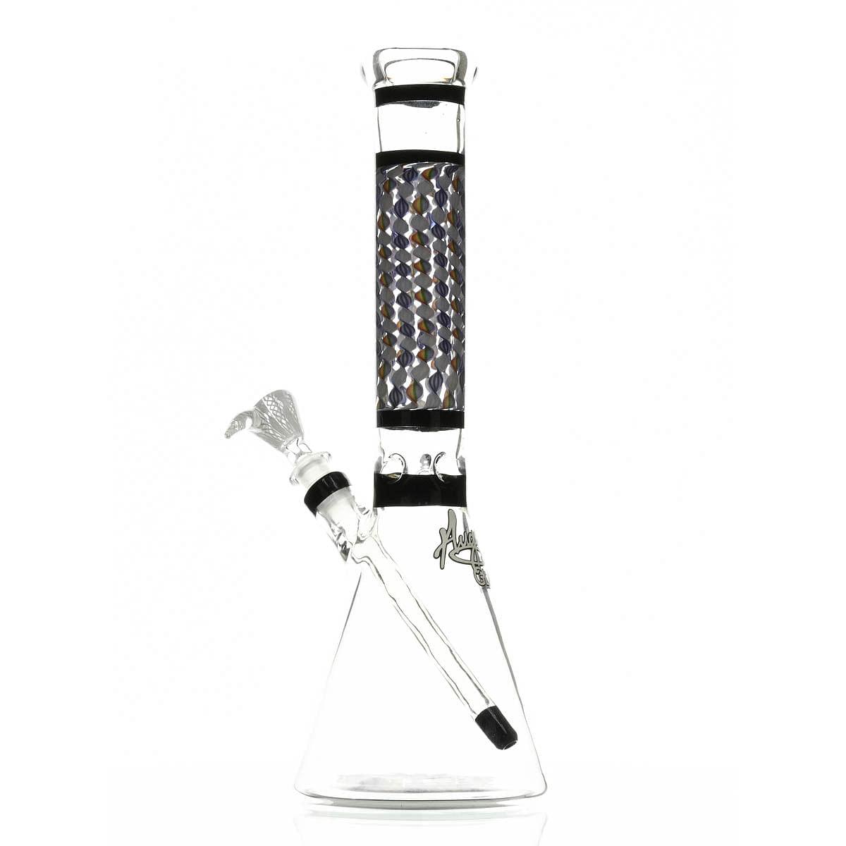 Close-up of 14mm Joint on AUGY GLASS 15 Inch Beaker Waterpipe