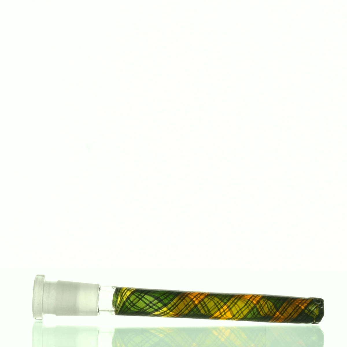 Side view of AUGY GLASS Fully Worked Downstem 5in 106 glass accessory