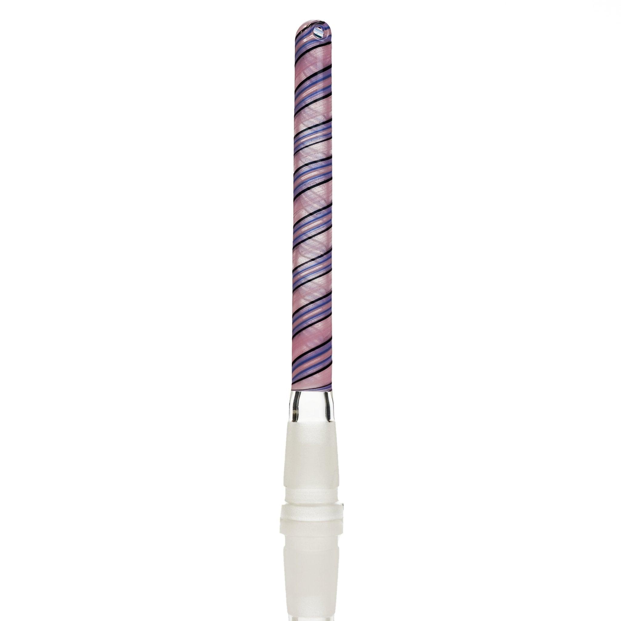 Augy Glass purple shade black line 14 mm 6.00 inch - Smoke Spot Smoke Shop