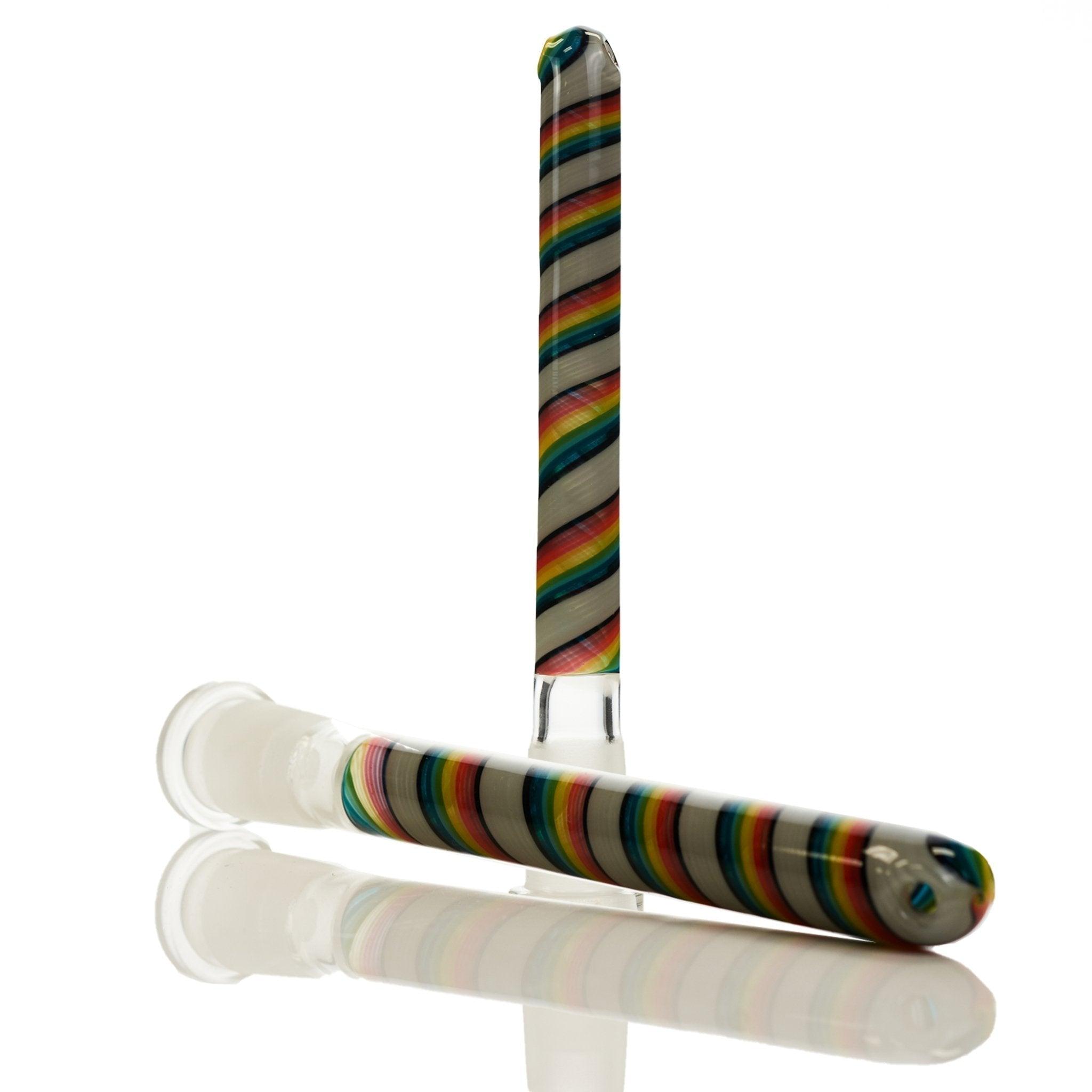 Augy Glass rainbow swirl 14 mm 6 inch - Smoke Spot Smoke Shop