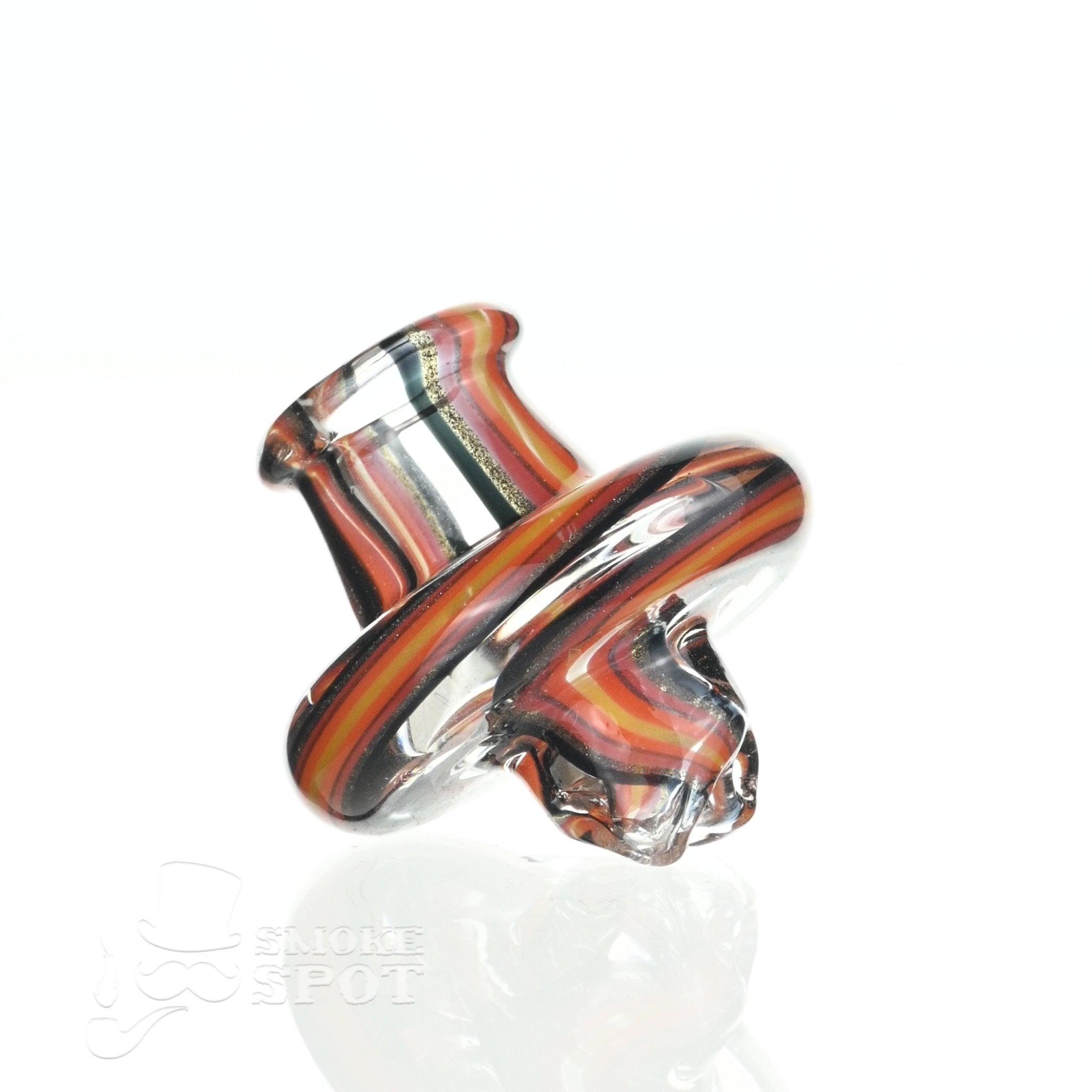 Augy Spinner Cap Fully Worked #18 artistic glass carb cap by SSV