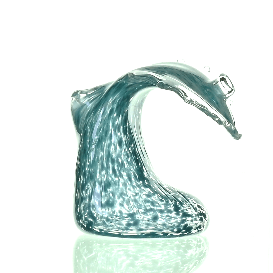 BLACK SAND GLASS SM. WAVE RIG - Smoke Spot Smoke Shop