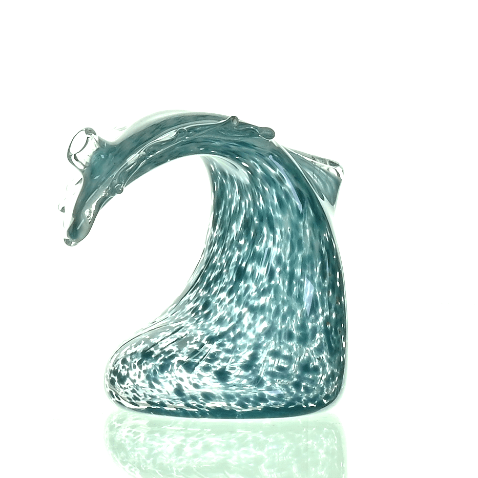 BLACK SAND GLASS SM. WAVE RIG - Smoke Spot Smoke Shop