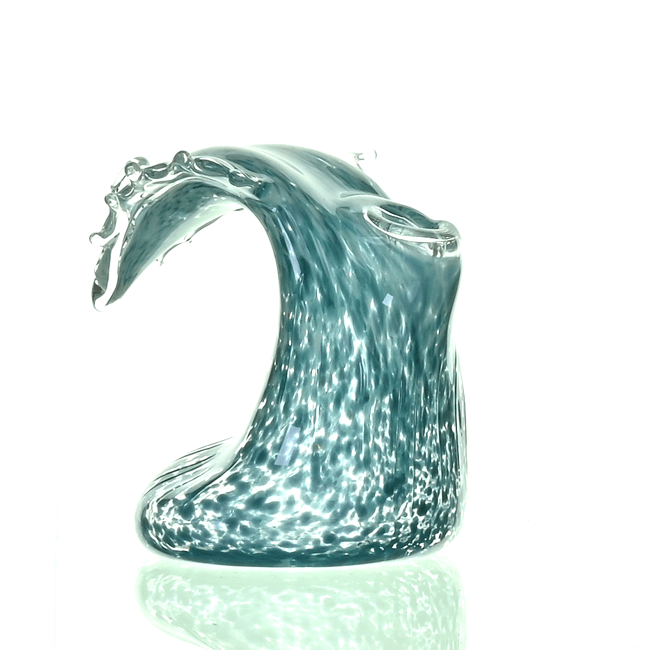 BLACK SAND GLASS SM. WAVE RIG - Smoke Spot Smoke Shop