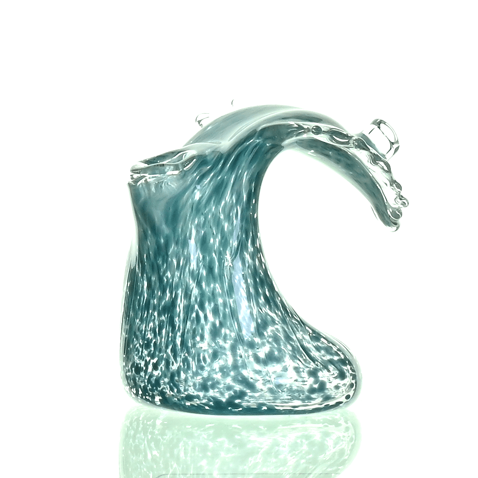 BLACK SAND GLASS SM. WAVE RIG - Smoke Spot Smoke Shop