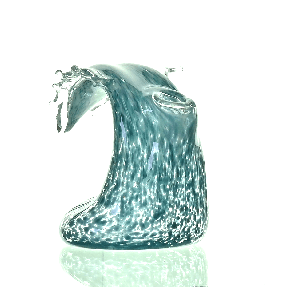 BLACK SAND GLASS SM. WAVE RIG - Smoke Spot Smoke Shop