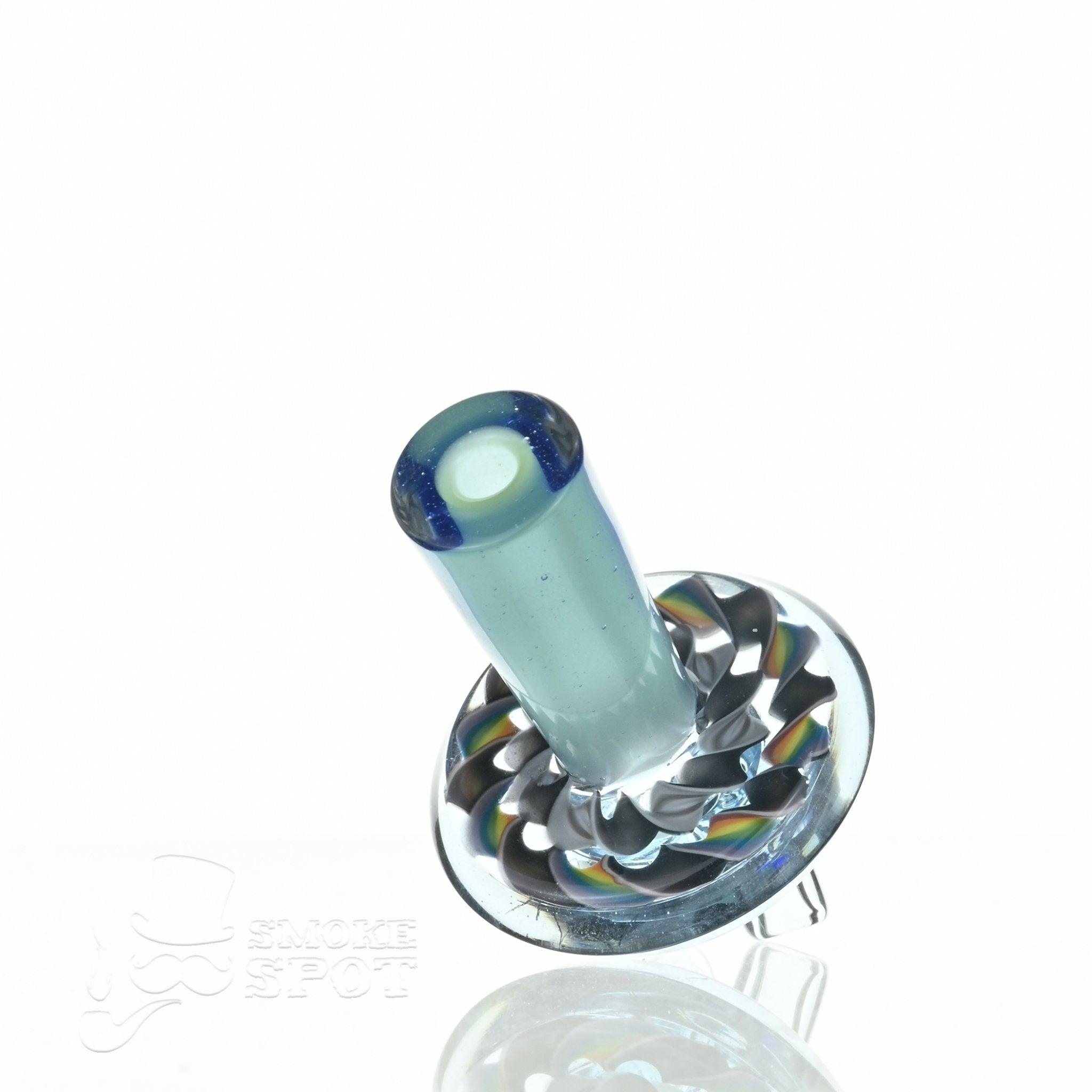 C-Lanni Blue Lotus x rain drop spinner cap - Smoke Spot Smoke Shop