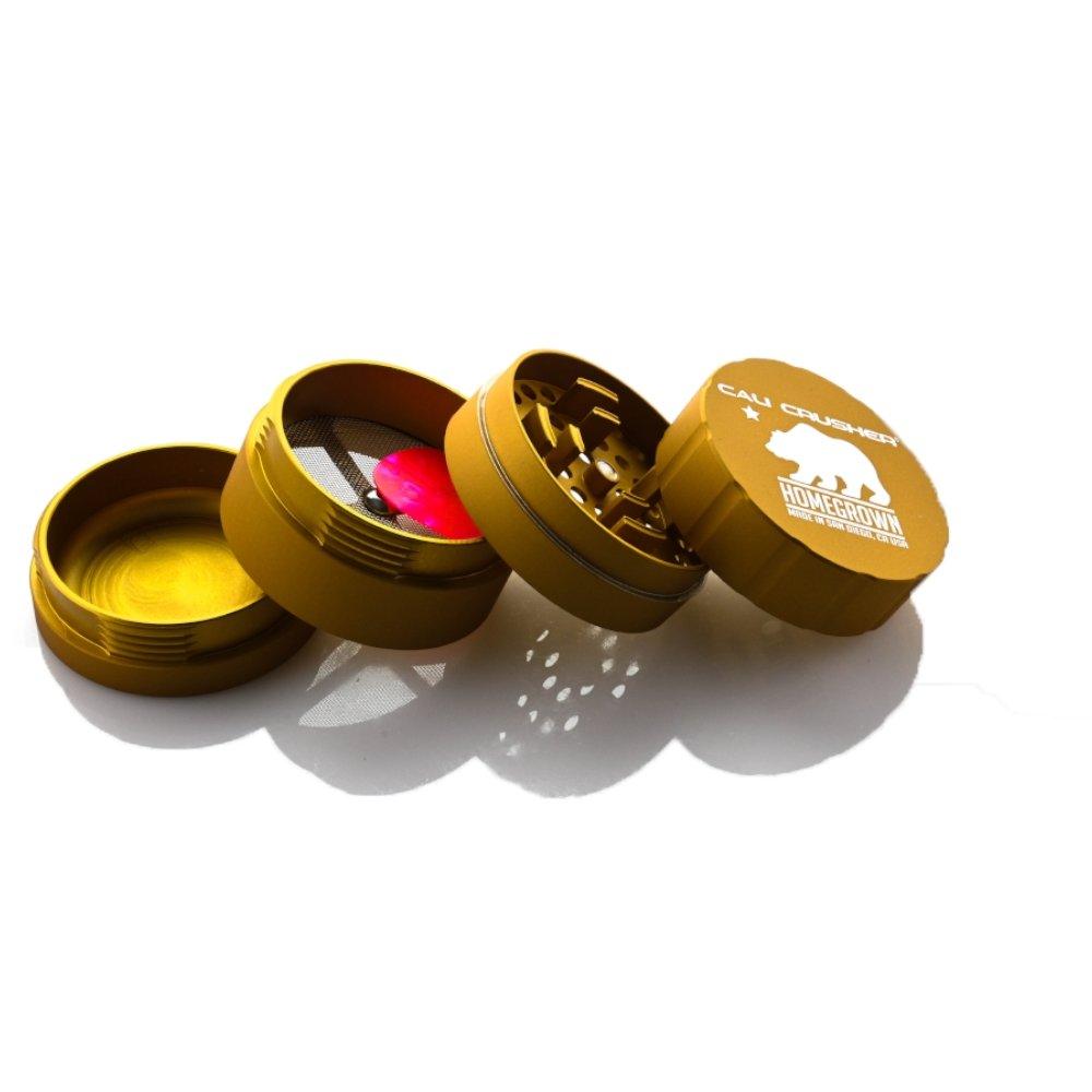 Cali Crusher Homegrown Pocket Grinder Gold - Smoke Spot Smoke Shop