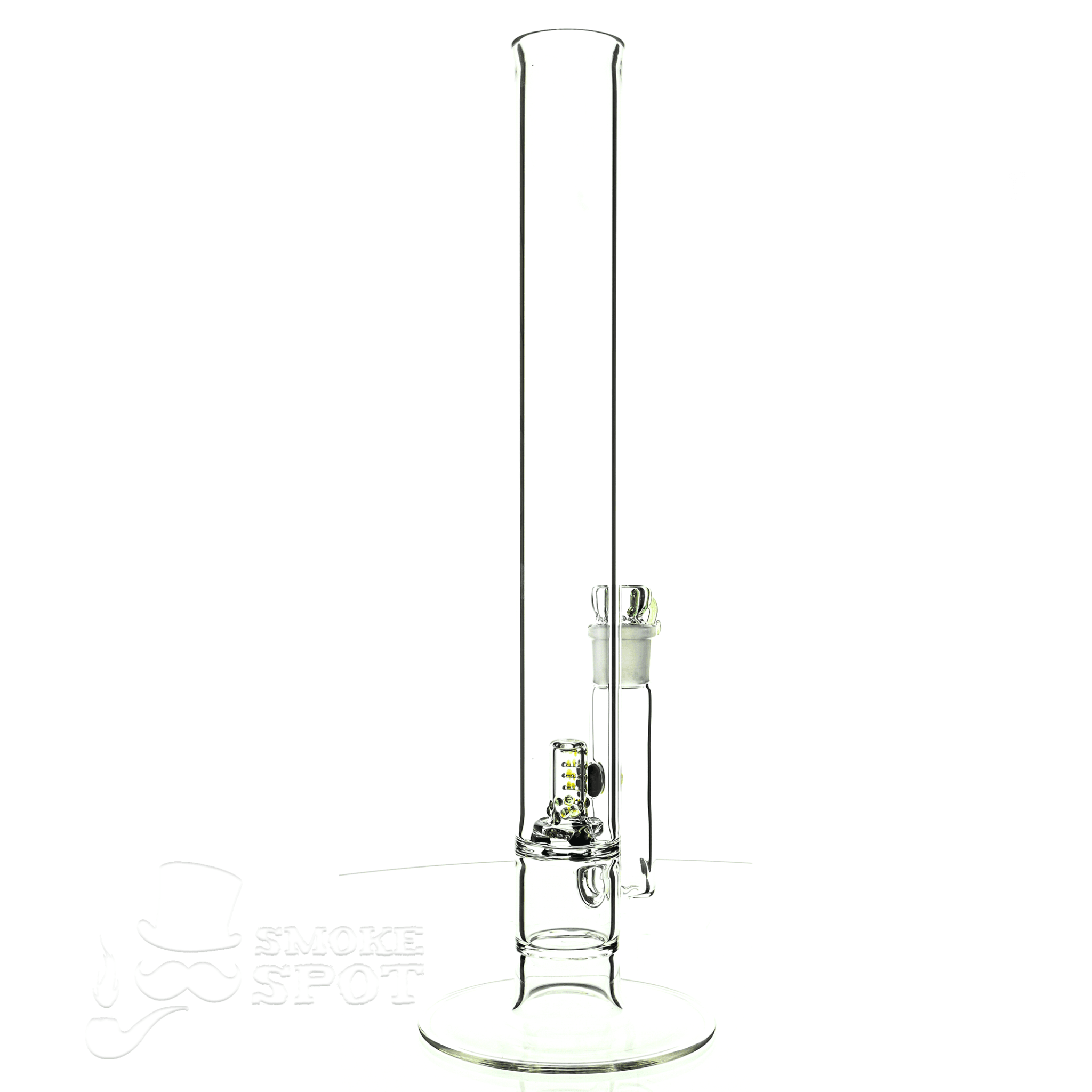 captain hook 16 inch straight full size natty mast stardust red & slime green - Smoke Spot Smoke Shop